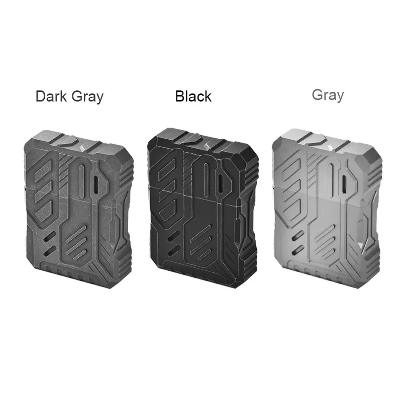 JINLITitanium Alloy Lighter Case Windproof Thick Shell Gift for Men Dad EDC