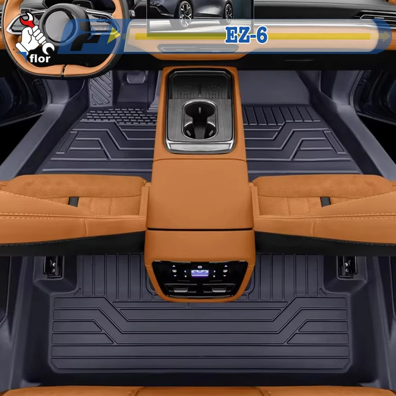 

For Left-hand Drive Car Floor Mat MAZDA EZ-6 2024 Custom Fit Full Surround Foot Mat Interior Protection Liner Floor Liner