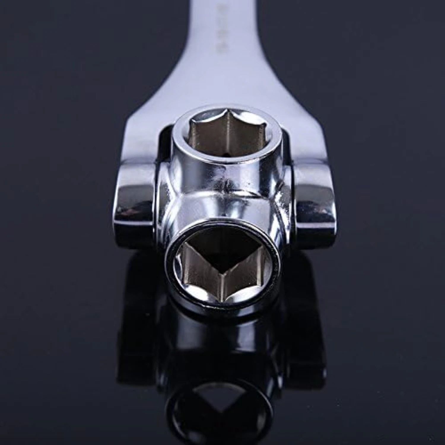 مفتاح ربط سداسي 8 في 1 أساسي ومريح ومتعدد الاستخدامات مع رأس دوار مغناطيسي لمالك الكلاب - مقاس تمامًا عند