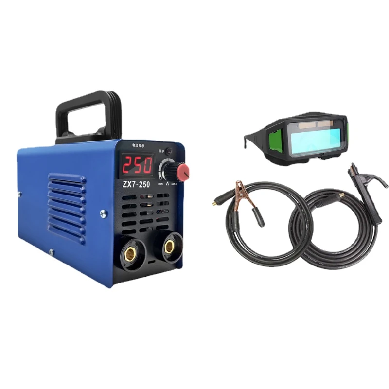 

Mini Welding Machine Automatic All Copper MMA ARC Electric Equipment With 2m Cables True Color Glasses Welder For Car Household