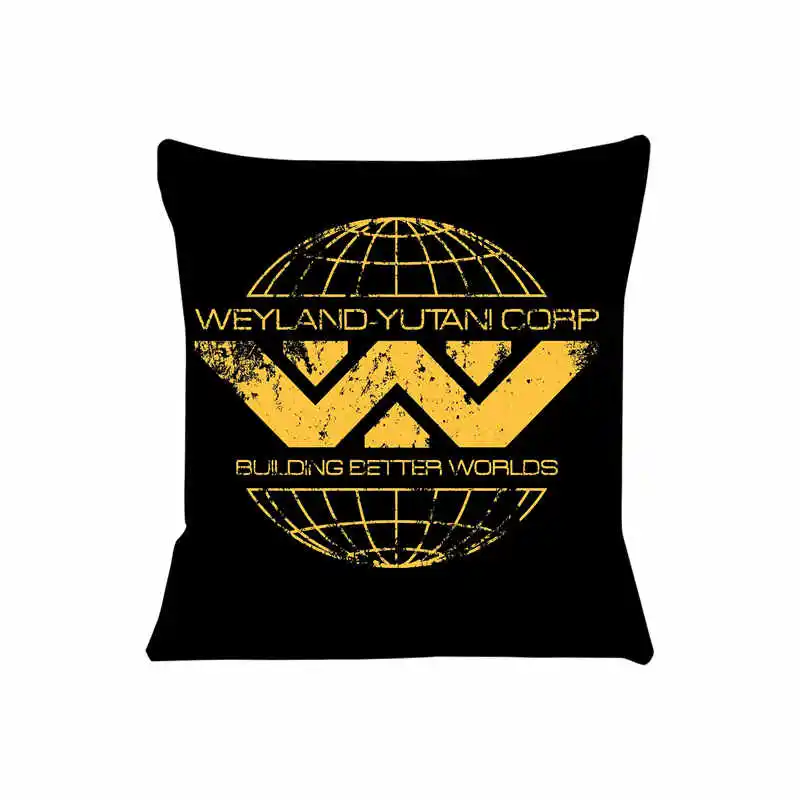 Cushion Cover for Sofa Weyland Yutani Corp Pillow Case Cover Seat Car Throw Pillowcase 45X45cm For Home Decorative SJ-592