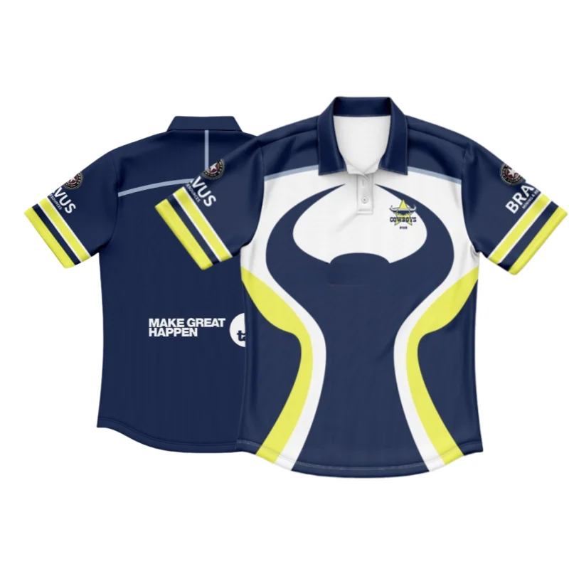 2024 NORTH QUEENSLAND COWBOYS MENS REPLICA CHARITY JERSEY-Children's polo shirt