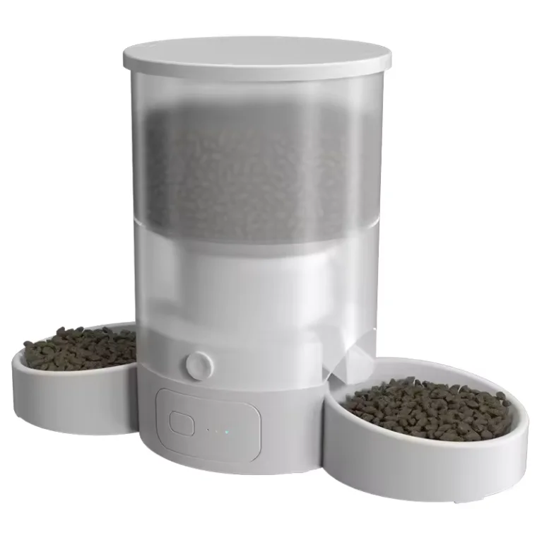 

Wholesale Automatic Pet Cat Dog Feeder Double Bowl Timing and Quantitative APP Control Smart Food Dispenser