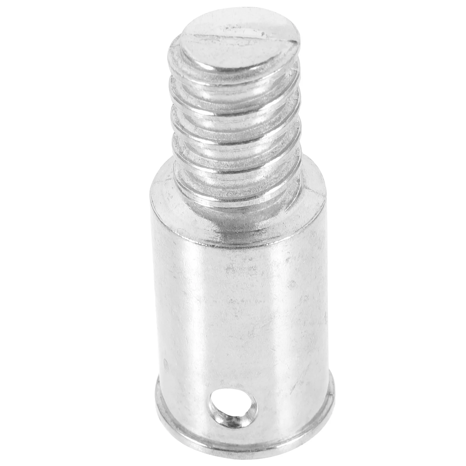 Threaded Tip Replacement for Broom Adapter Extension Pole French Sweeping Brush Wire Head Silver Handle Tips