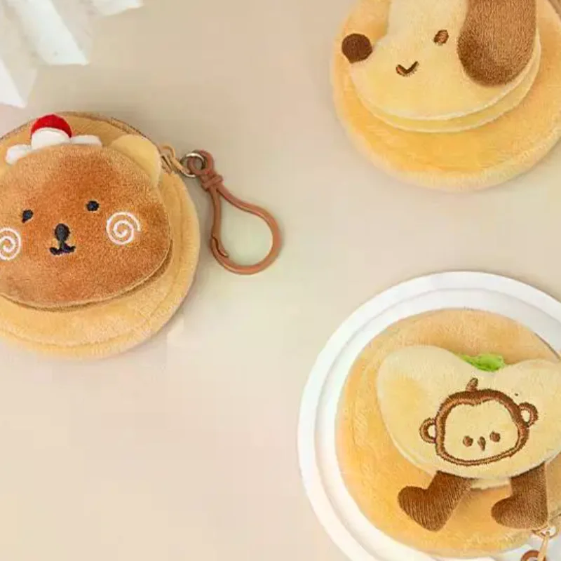 〔CC〕|Mini Cartoon Animal Plush Coin Purse Soft Portable Storage Bag Small Travel Wallet for Women Girls〔88〕