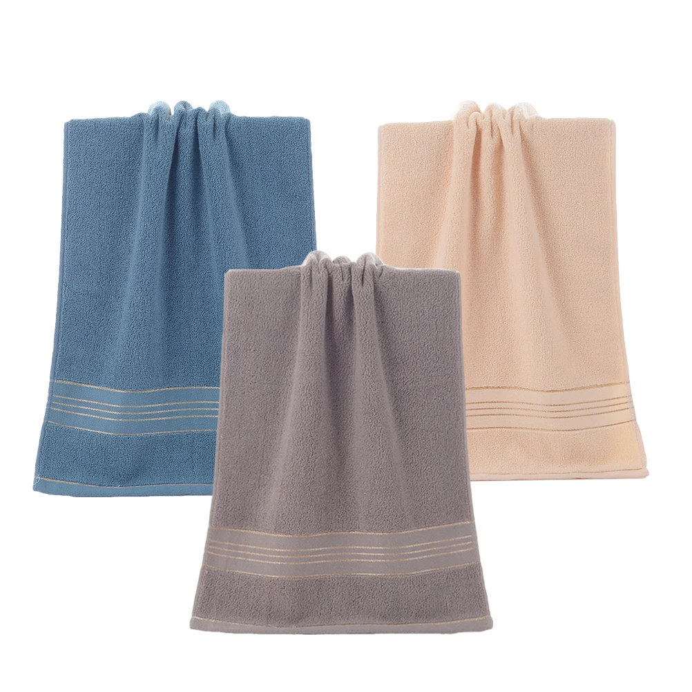 

3pcs Cotton Towels Ultra Soft Absorbent Bath Towels For Bathroom Face Washing Reusable Quick Dry Gym Travel Towel Set