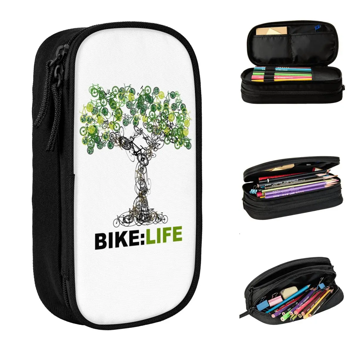 

Велосипедные велосипедные Чехлы для карандашей BTM с изображением спасательного дерева, Пеналы, коробка для ручек для студентов, большие сумки для хранения карандашей, школьные канцелярские принадлежности