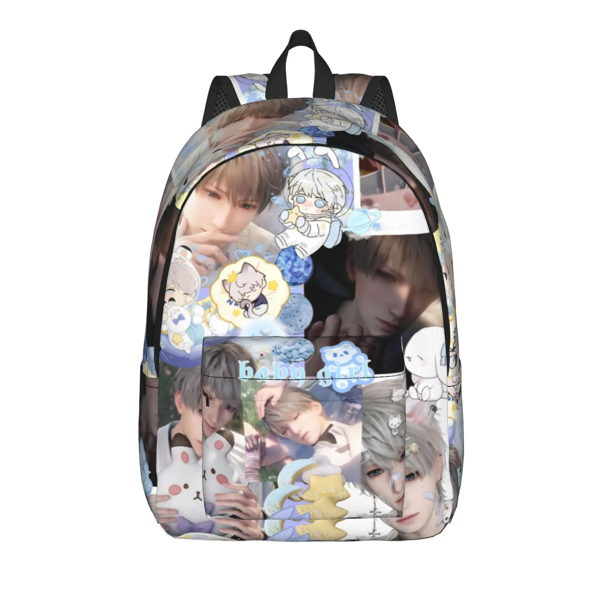 

Xavier My Boyfriend Cool Backpack Student Work Love and Deepspace Game Daypack for Men Women Laptop Computer Shoulder Bag