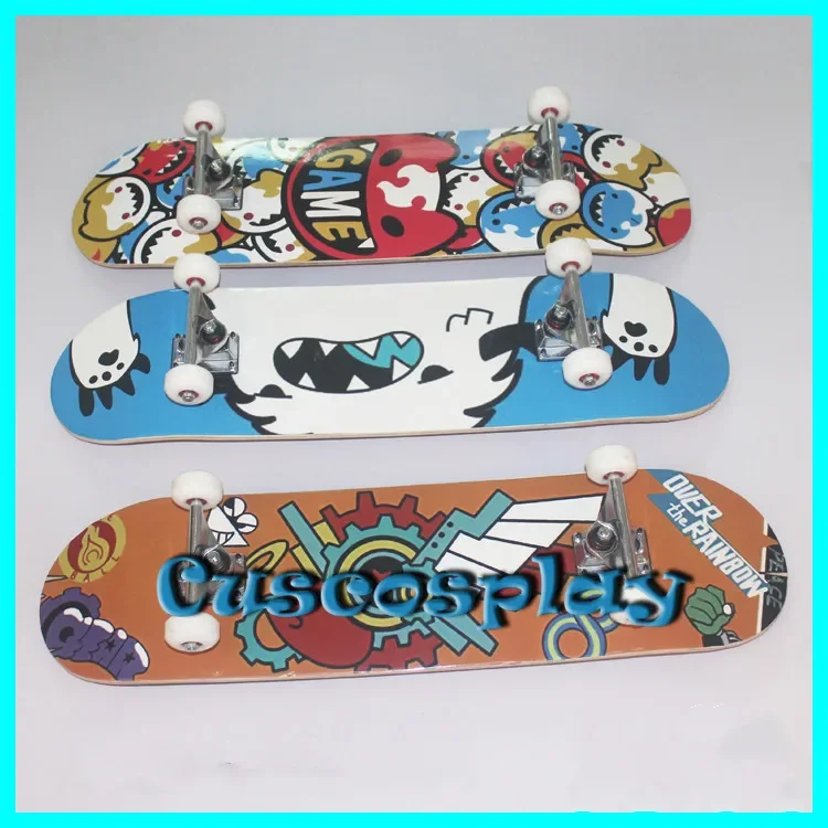 Anime Sk8 The Infinity Kyan Reki/Hasegawa Ranga/Chinen Miya Cosplay Skateboard Props 1:1 Ratio Perfect Restoration for Halloween