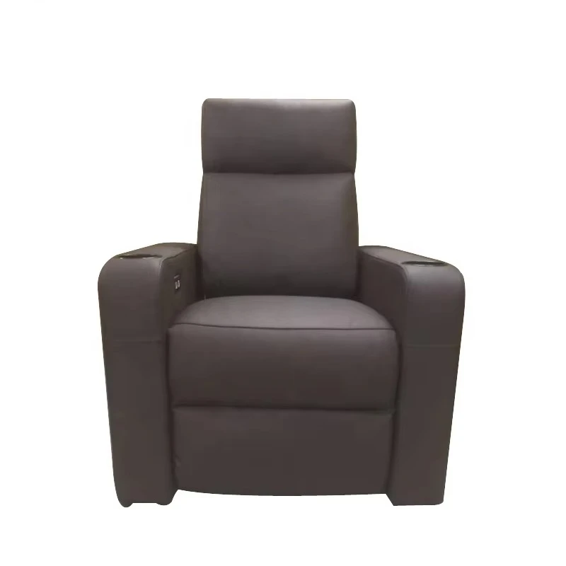 Professional Design Home Theater Furniture Reclining Sofa Electric Adjustable Genuine Leather Recliner Sofa