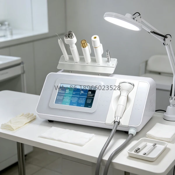Available, Desktop Ultrasonic Facial Massager, Deep‑Cleansing Beauty Equipment For Salon Use