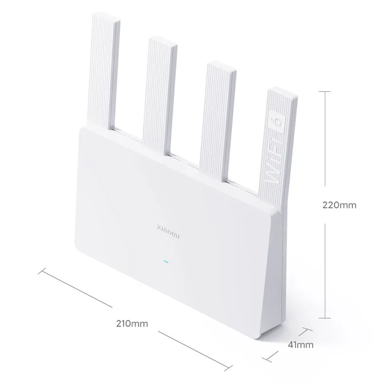 Xiaomi Router AX3000E WiFi6 Dual WAN/LAN Port Aggregation 2.4G/5GHz 160MHz Repeater 2976Mbps Qualcomm Processors Mesh Network CN