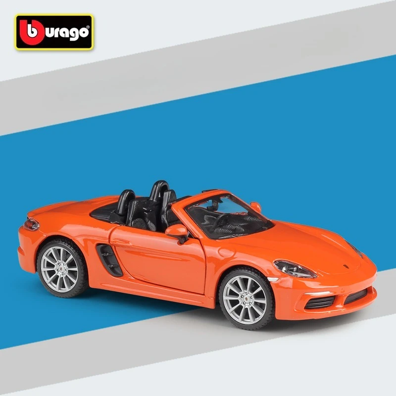 

Bburago 1:24 718 Boxster Roadster Simulation Alloy Model Toy Diecast Alloy Car Model Collectible