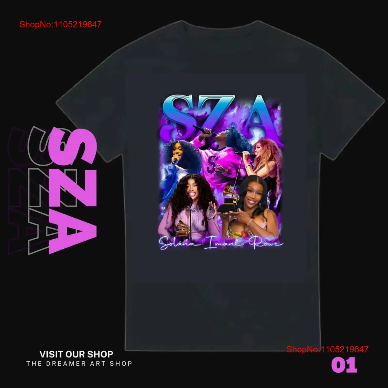 Retro SZA T Shirt Old Skool Vibe Homage Casual 100 Cotton vintage Washed Comfortable Stretched streetwear Breathable Slightly
