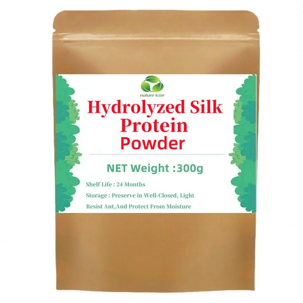 Hot Supply 99% Hydrolyzed Silk Protein Powder ,silk Fibroin For Moisturizing, Brightening And Improving Skin Perception