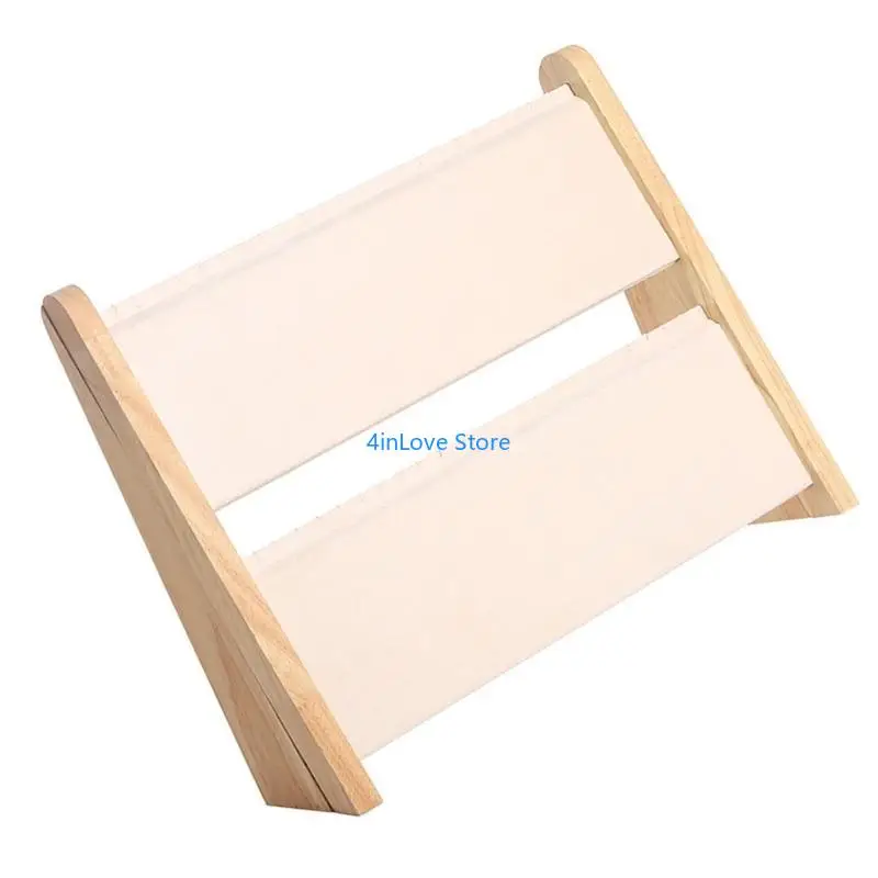 

T4MD Double Layer Jewelry Organizers Stand Necklace Holder for Necklaces and Bracelets