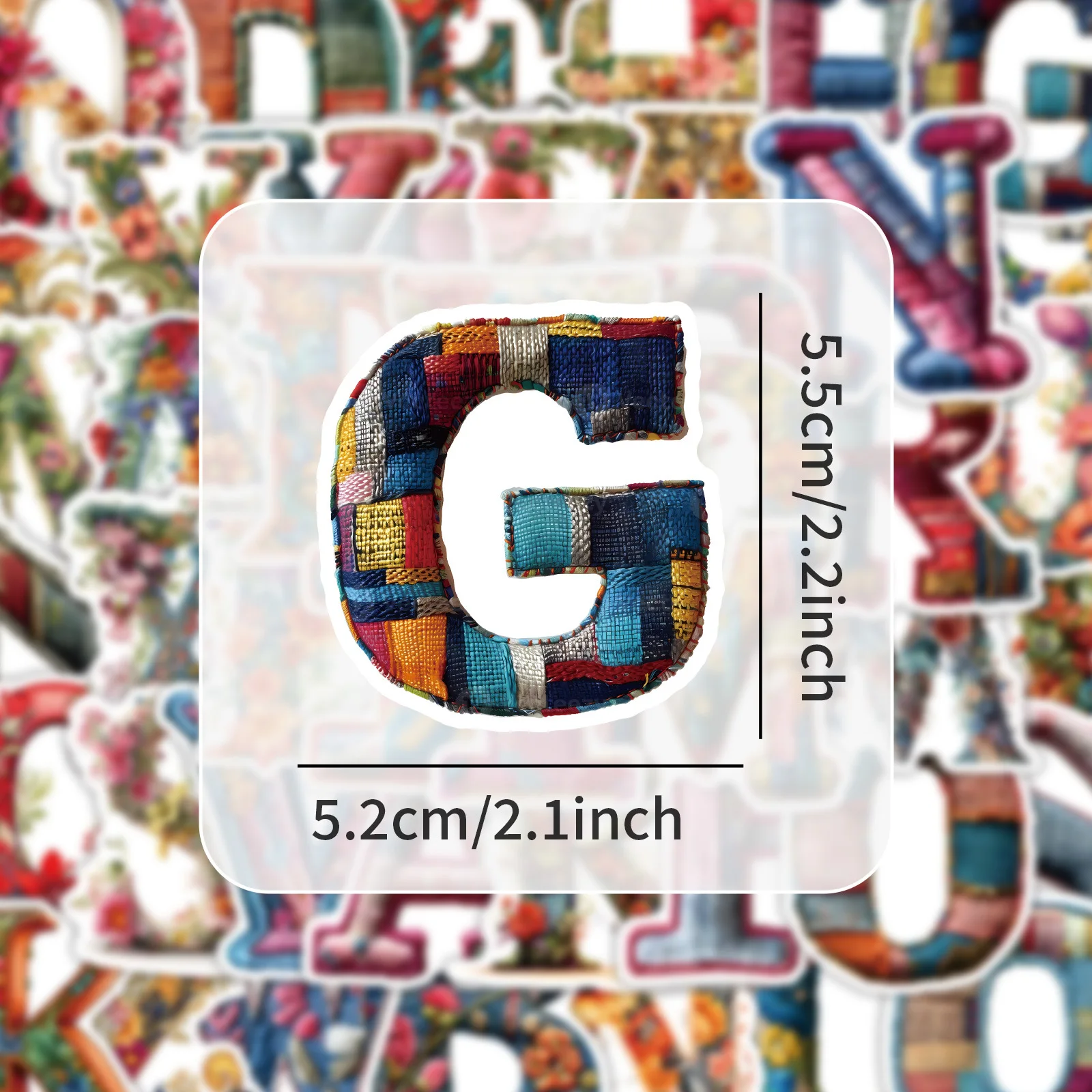 10/52PCS ตัวอักษรภาษาอังกฤษ Graffiti สติกเกอร์การ์ตูนสร้างสรรค์ของเล่นเด็กสไตล์ Retro ตกแต่งแล็ปท็อปโทรศัพท์กีตาร์จักรยาน Decals