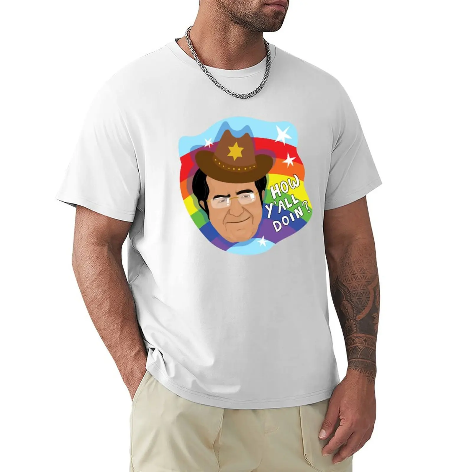 Dr Nowzaradan - How Yall Doin - Dr Now - My 600lb Life Cowboy Wholesome Rainbow T-Shirt sublime Blouse mens clothes