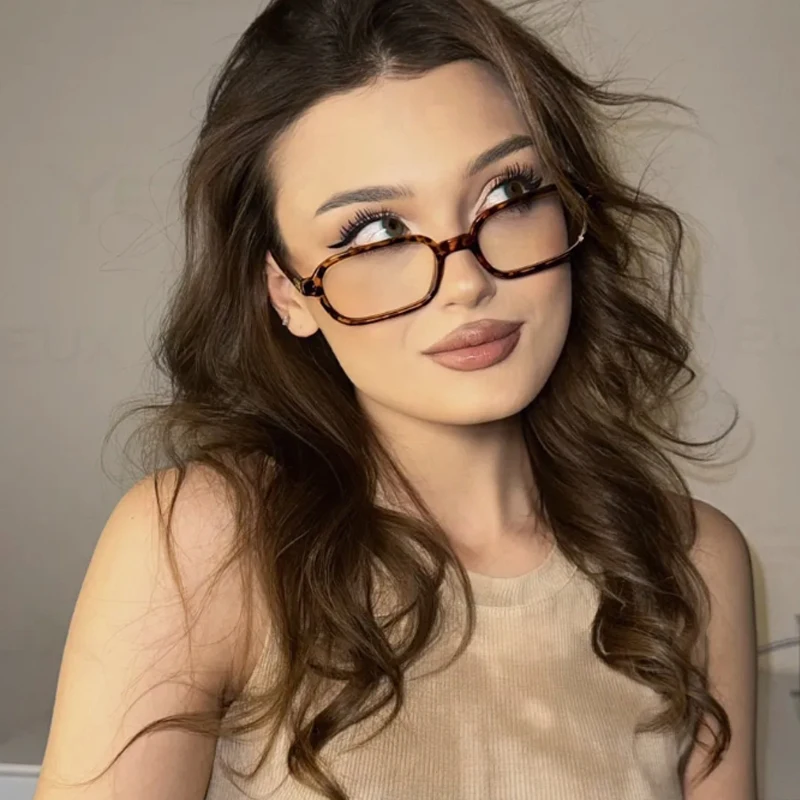 

Мотоциклетные 3 шт., маленькая квадратная оправа для очков с защитой от синего света, женские разноцветные очки, уличные прозрачные линзы, очки унисекс