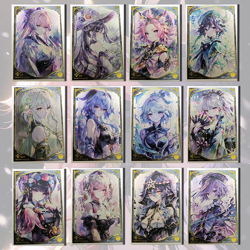 

Goddess Story Uncharted Garden UP card Ganyu Furina Nahida Kamisato Ayaka Sangonomiya Kokomi boy Toy collection Birthday gifts