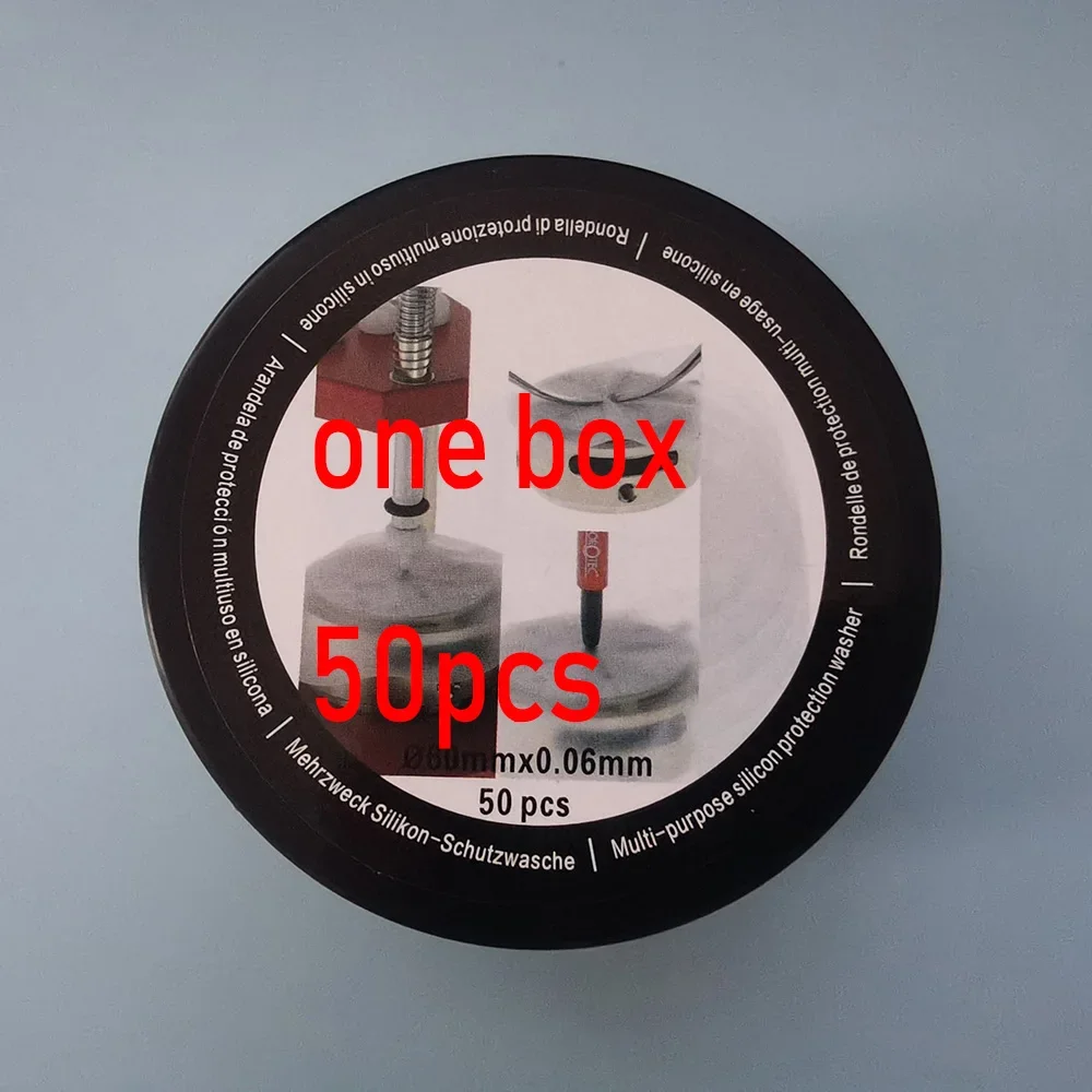 HOROTEC 시계 핸드 리무버 수리 도구, 투명 탄성 범용 보호 패드, 시계 뒷면 커버 분해, 50 개