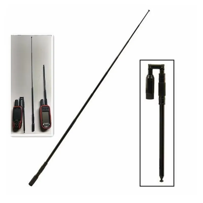 VHF telescopic aerial 121cm  long range strong antenna SMA hunter 25000 garmin astro 320 astro 220 alpha 100  430