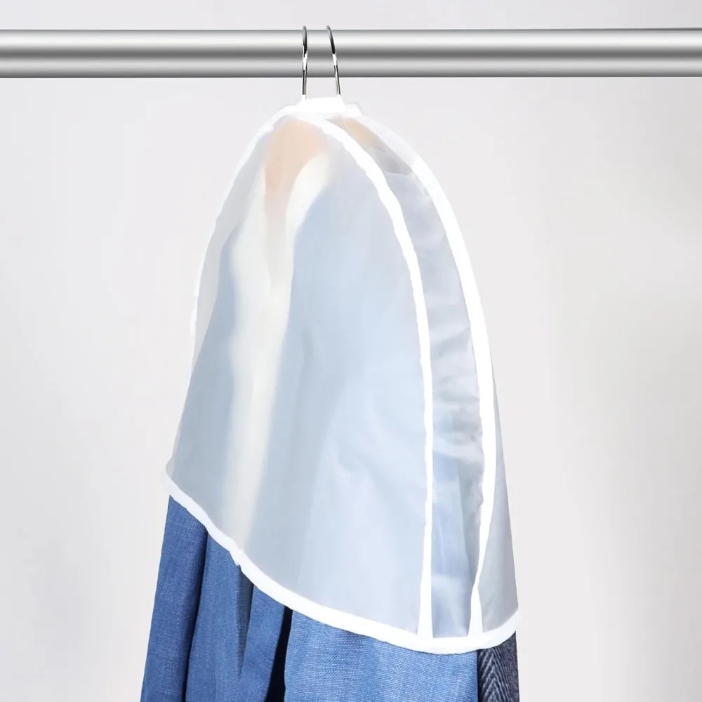 Capas respiráveis para cabides com reforço para ternos e vestidos