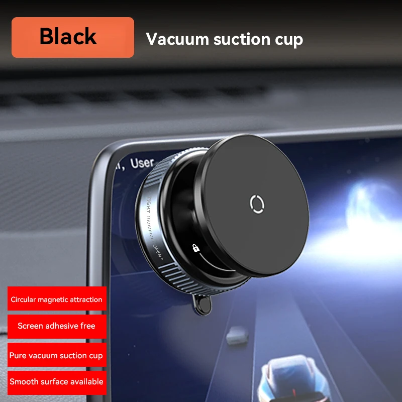 Xiaomi Phone Holder 360°Rotation Magnetic Car Mechanical Stand Vacuum Suction Cup Adsorption Bracket Navigation Universal Holder