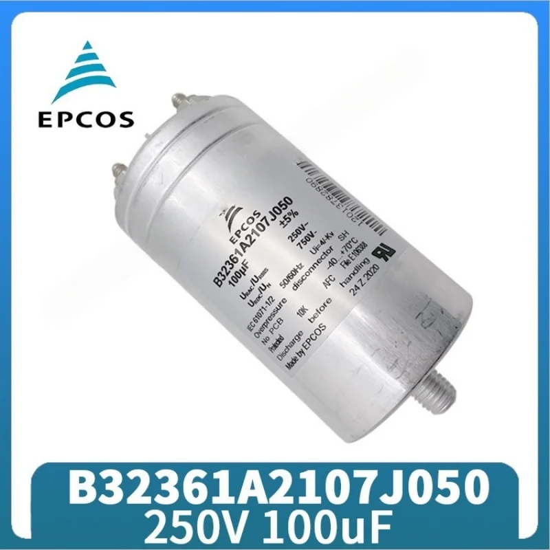 

Совершенно новый оригинальный электронный пленочный конденсатор B32361S3107J000 300 В переменного тока 300 В 100 мкФ