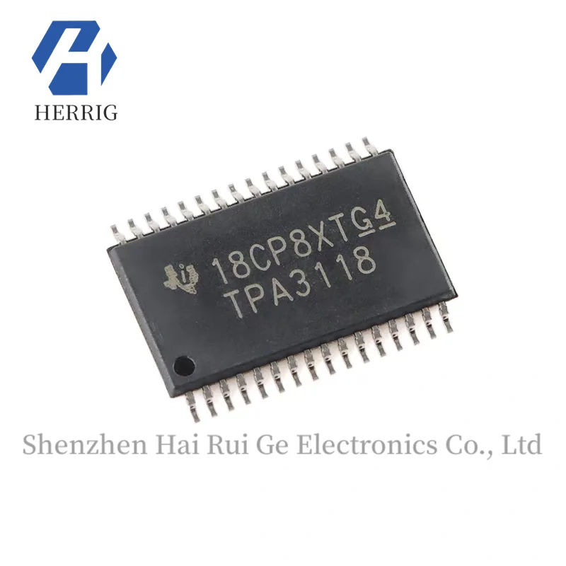 

Original Genuine TPA3118D2DAPR HTSSOP-32 Mono Class D Audio Amplifier IC Chip