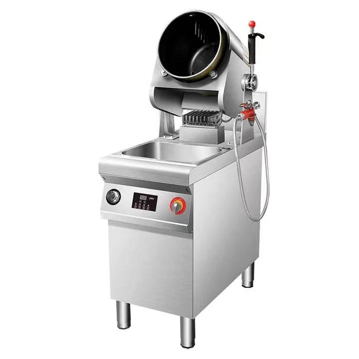 Dual Heads Single Head LNG LPG 110V/ 220V Automated Cooking Equipment Automatic Cooking Robot Gas Kitchen Machines