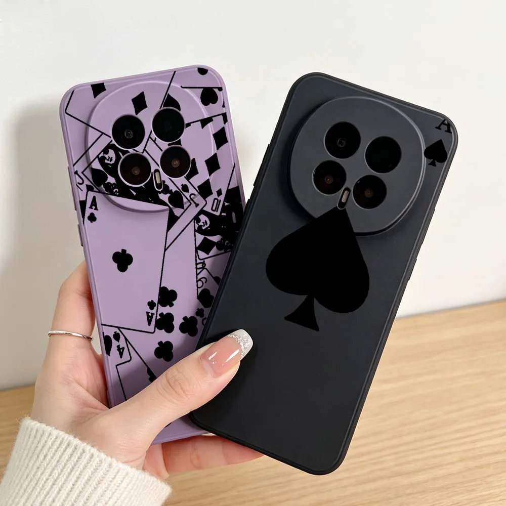 Funda de teléfono con diseño de as de espadas de dibujos animados para Honor Magic 8 7 5 X9D 400 500 5G X7d X7a 600 Lite Pro