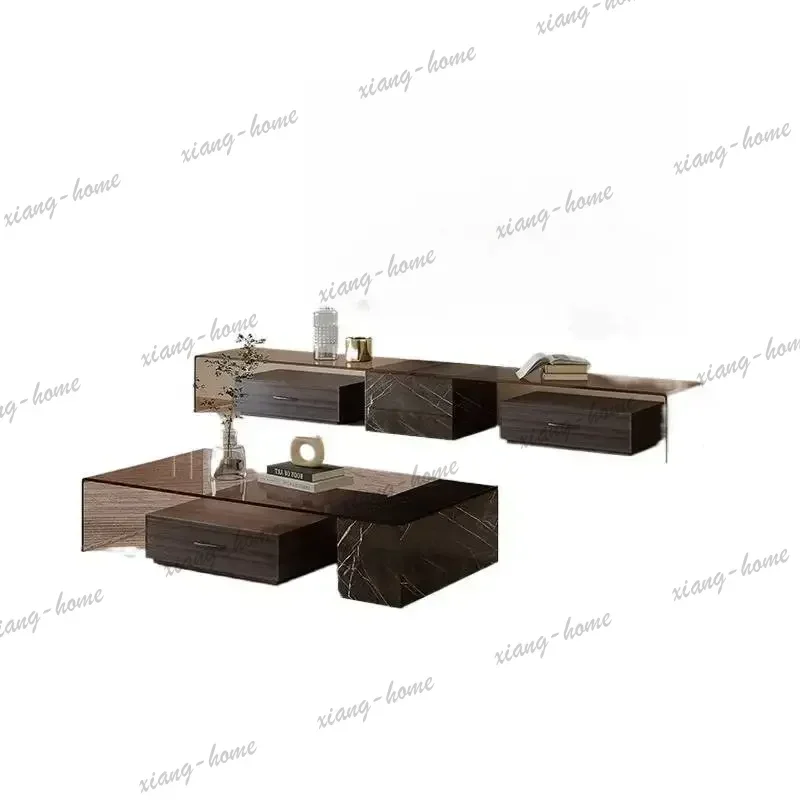 YJ Vertical Normal Tv Stand Universal Brown Heavy Minimalist Nordic Tv Stands Modern Designer Mueble Para Televisor Furniture Ho