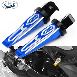 For KYMCO Xciting S400 S 400 2017-2022 Motorcycle CNC Aluminum Accessories Passenger Footrests Foot Rests Pegs Rear Pedals Peg
