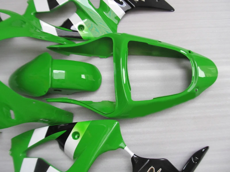 Lime green body kits for Kawasaki ZX6R fairing 2000 2001 2002 00 01 02 Ninja ZX 6R 636 Fairings ZX636 G7N3