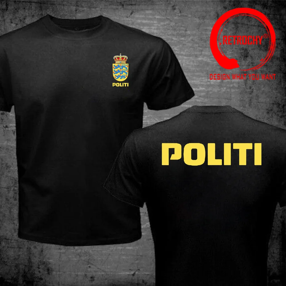 Danish Denmark Netherlands Politi T-shirt Russian Finland Sweden French Politie German Polizei Special Swat Unit Force T Shirt