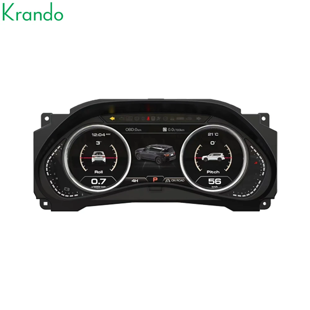 Krando Linux Systerm Car Digital Cluster For Nissan Armada Patrol Y62 Infiniti QX80 2011 - 2022 Dashboard Panel Virtual CockPit