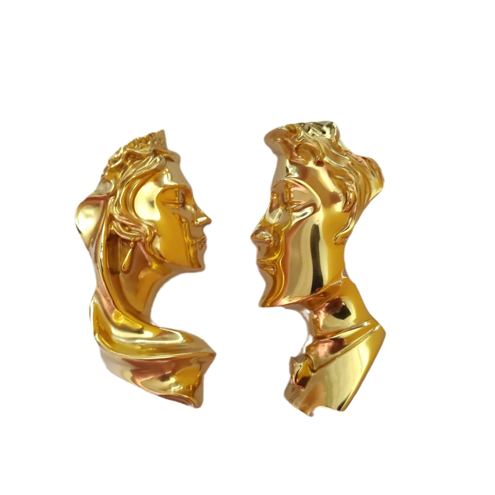 Creative Portrait Knob Furniture Handle Solid Brass Cabinet Door Handle Small Box Knobs Face Drawer Knobs