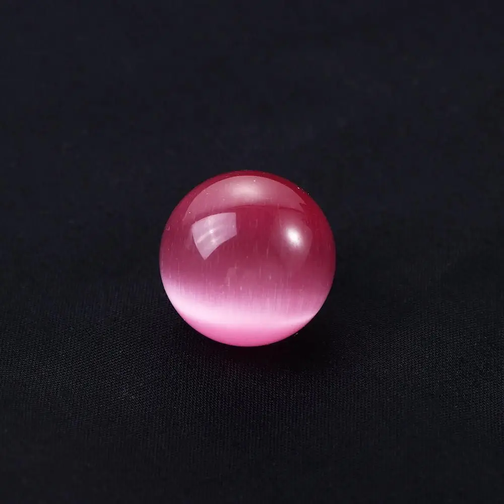 Esfera de cristal, bola redonda de cristal, decoración de oficina, piedra de ojo de gato, esfera de ojo de gato colorida, canicas de vidrio, juguetes de bolas de cristal