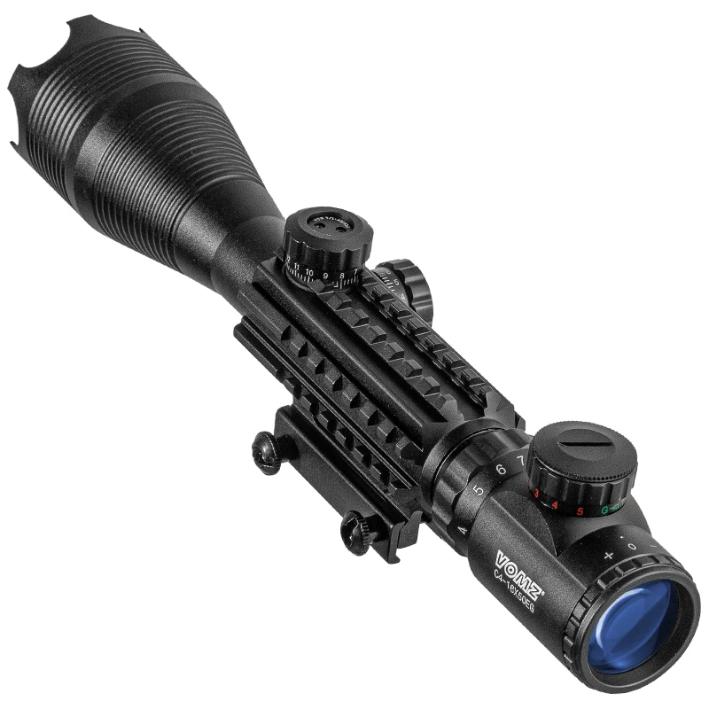 Imagem -03 - Vomz 416x50 Aoe eg Scope Tactical Optical Rifle Scope Holographic Deer Hunting Fishbone Scope