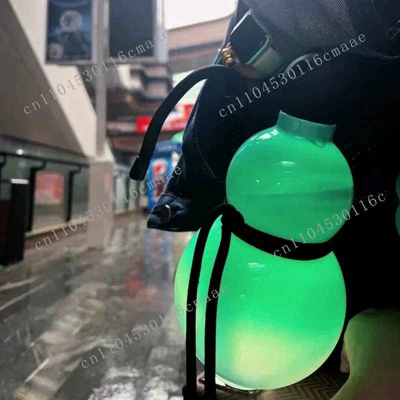 800ML Funny Gourd Stickers Sports Water Bottle - Chinese Retro-Inspired, Durable and Large Capacity Water Kettle for Gym