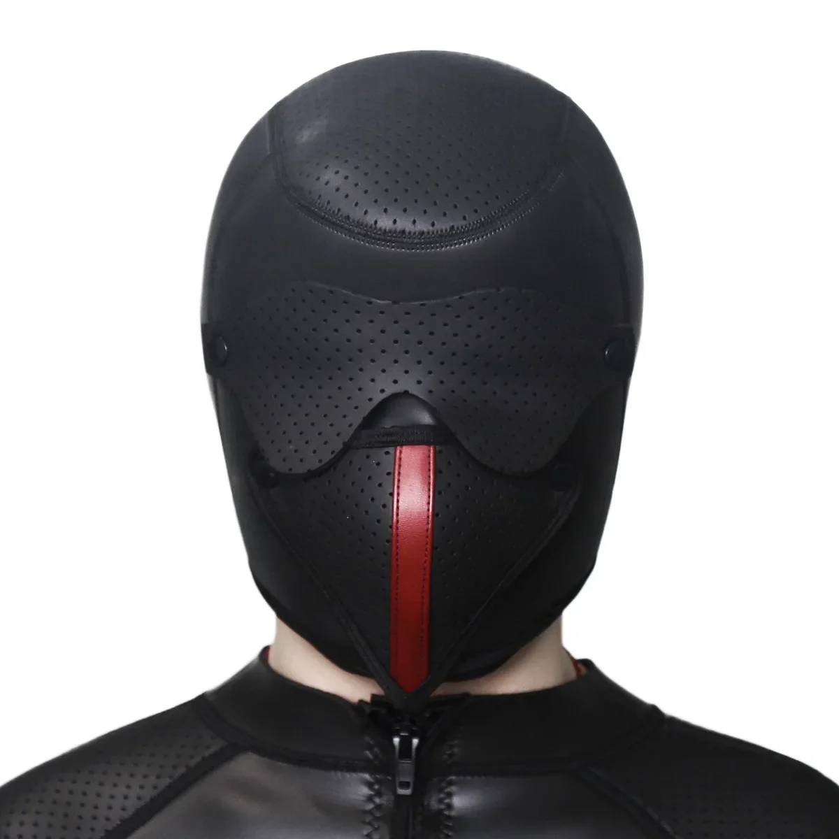 Máscara facial completa de neoprene para homens e mulheres, festa de Halloween, capuz fetiche misterioso, estilo punk, águia, falcão, bico, cosplay