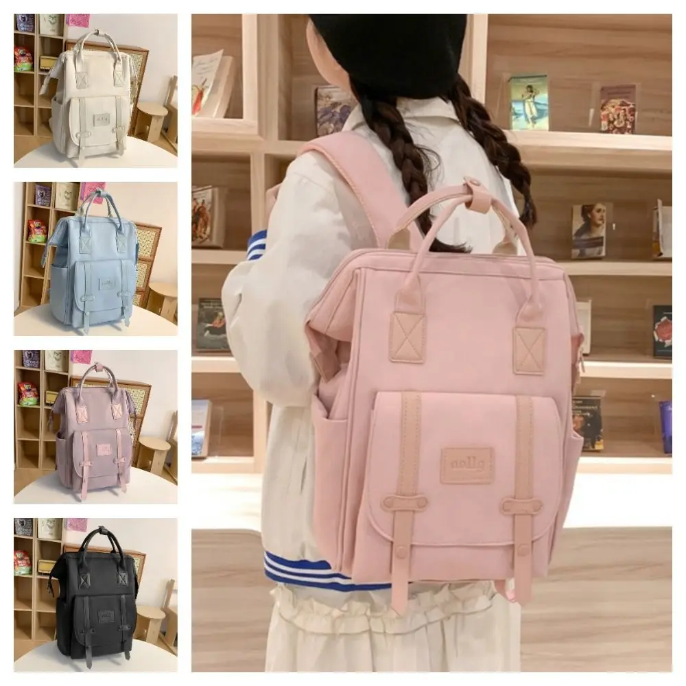 

Fashion Nylon Mommy Backpack Large Capacity Multifunctional Baby Diaper Bag Wear-resistant Portable Mommy Shoulder Bag Outdoor