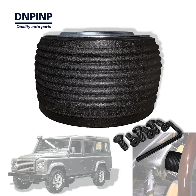 LR2015 Black Racing Steering Wheel Hub Adapter Kit For Land Rover Defender 1990‑2016 Car Modification Accessories