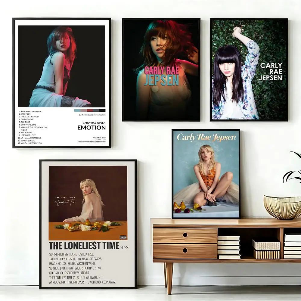 music Carly Rae Jepsen Poster  Poster HD Printing Fresh and Nordic Home Decor Wall Art for the Living Rooms Hallways Gift Giving