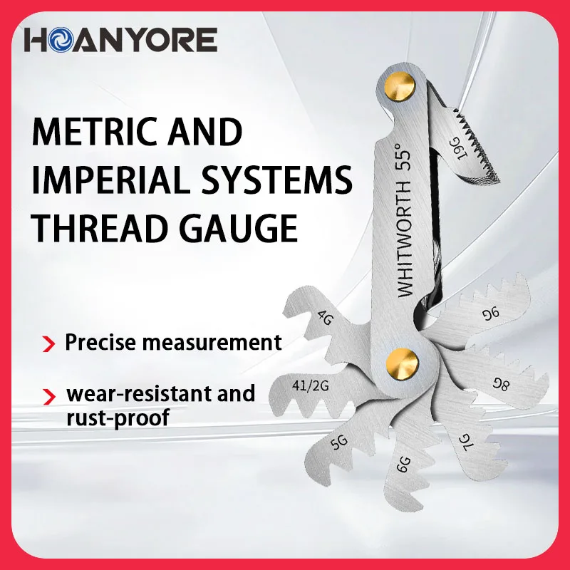 Tap, Thread Gauge, National Standard Public/English/American, Thread Ruler, Tap Distance Measuring Rule