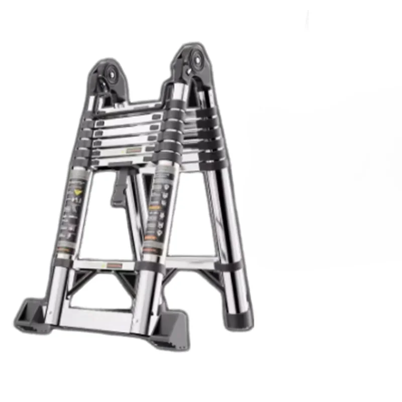 

Household Telescopic Ladder Portable Thickened Aluminum Ladders 4.2M Engineering Outdoor Folding Ladder