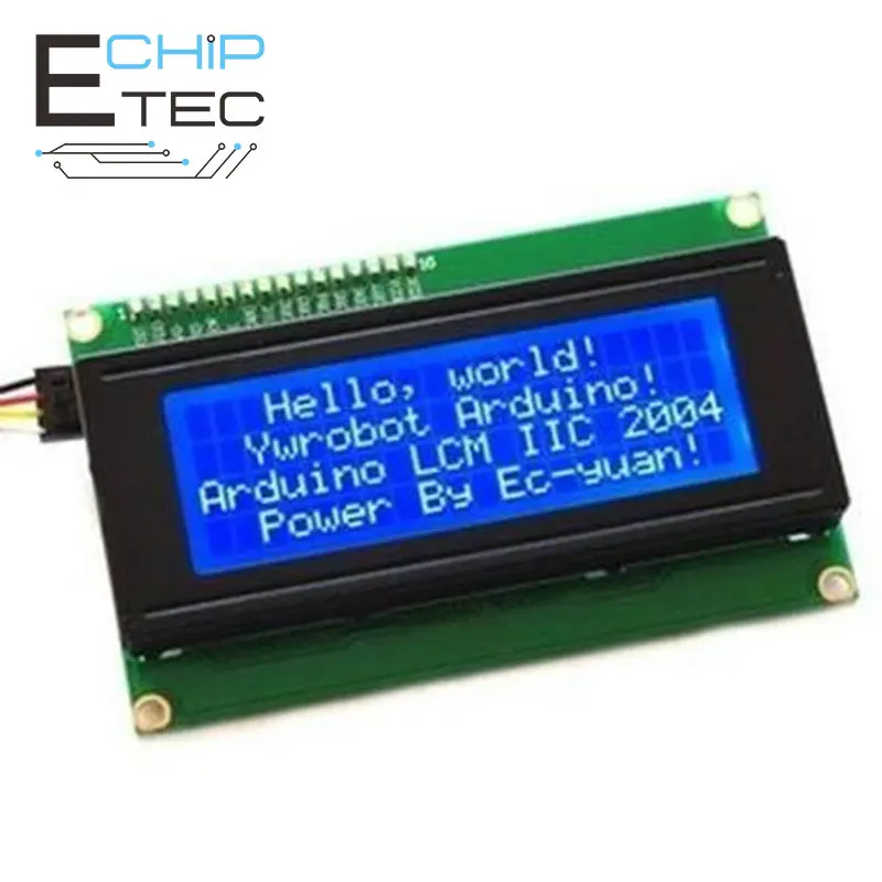 

Free shipping IIC/I2C 2004 LCD Module Blue Screen