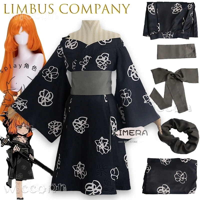 Disfraz Limbus Company Black Cloud Society Yisimayi Cosplay Costume d'Halloween Anime personnage de jeu Anime déguisement de Noël