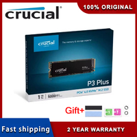 Crucial P3 Plus 500GB 1TB NVMe Internal Solid State Drive PCIe 4.0 3D 2TB NAND M.2 2280 SSD up to 5000MB/s For Desktop Laptop